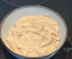 Papas de aveia e maçã proteícas