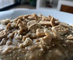 Papas de Aveia com Bolacha Maria