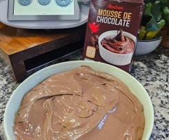 Mousse instantânea (opção com bolacha triturada) Faria