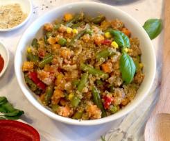 Quinoa com vegetais