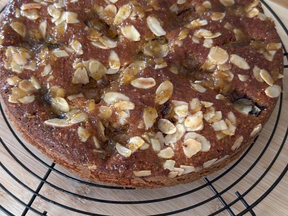 Tarte de figos e amêndoa