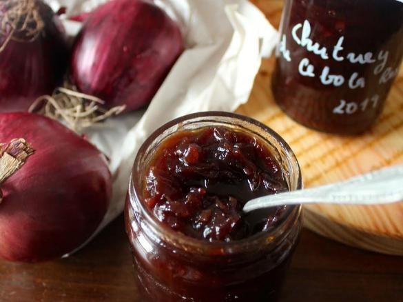 Chutney de cebola roxa com vinho do porto - Joana Roque