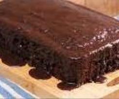 bolo chocolate tabuleiro