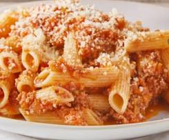 Salada de Endívias, Massa Penne e Mousse de Chocolate Vegan